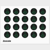 Rond Être Une Voix Pas Un Sticker Echo (Feuille)