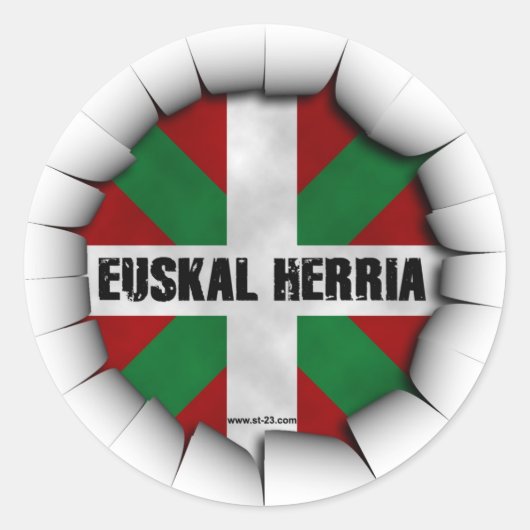 Rond euskal herria sticker (Devant)