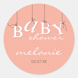 Rond ÉVÉNEMENT STICKER :: lettres bébé 5