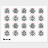 Rond ÉVÉNEMENT STICKER :: taches vertigineuses 3 (Feuille)