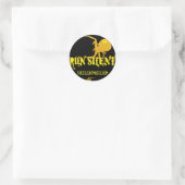 Rond Exécuter Sticker Arrondi Silencieux (Sac)