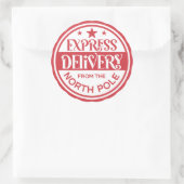 Rond Express Delivery from the North Pole Sticker (Sac)