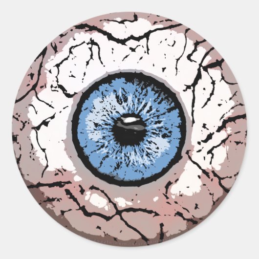 Rond Eyeball (personnalisable) - Sticker (Devant)