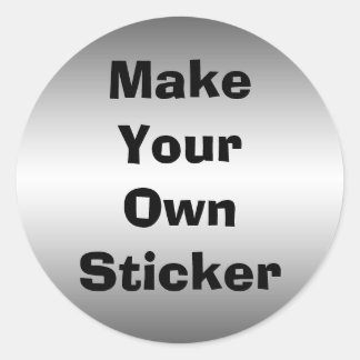 Rond Faites votre propre Sticker