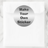 Rond Faites votre propre Sticker (Sac)
