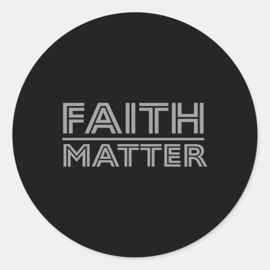 Rond Faith over Sticker (Devant)