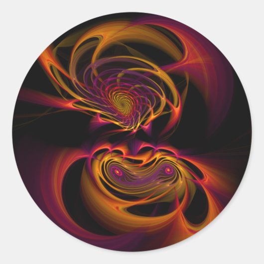 Rond Femme Aries - Sticker Fractal (Devant)