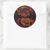 Rond Femme Aries - Sticker Fractal (Sac)