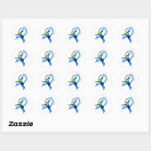 Rond Fête de Sam Sticker (Feuille)