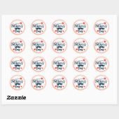 Rond FÊTE DES PÈRES Sticker CADEAU (Feuille)
