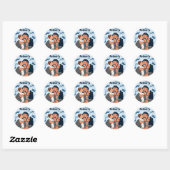 Rond FÊTE DES PÈRES Sticker CADEAU (Feuille)