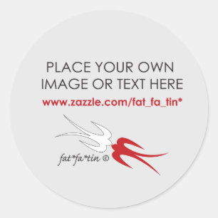 Rond Ffatifatit Blank Personnalisé Votre Propre Sticker