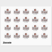 Rond Fin D'Un Sticker D'Erreur (Feuille)