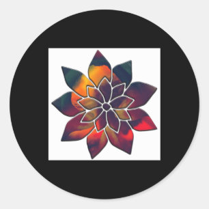 Rond Fleur De Poivre Ou Peut-Être Un Sticker Star De No