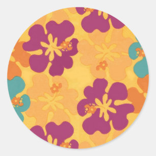Rond Fleurs d'Aloha - Sticker