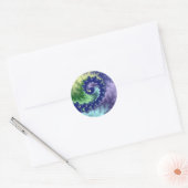 Rond Flottant - Sticker Fractal (Enveloppe)