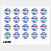 Rond Flower Garden ~ Gift Sticker # 2 (Feuille)
