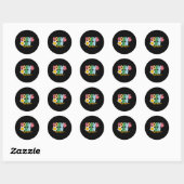 Rond Focus Sur Ce Sticker (Feuille)