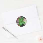 Rond Four leaf clover Sticker  (Enveloppe)