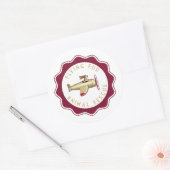 Rond Fourrure volante - Sticker pilote chien (Enveloppe)