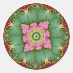 Rond - Fractal Ronde Sticker