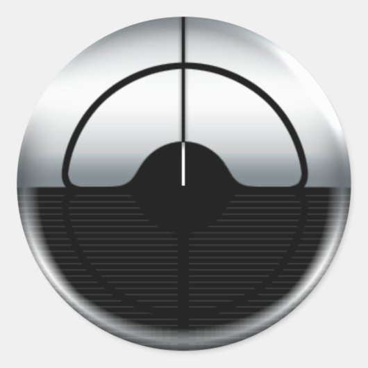 Rond FraggedNation.com Sticker PC/Ordinateur portable (Devant)