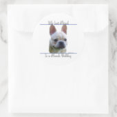 Rond Frenchie Best Friend 2 - Sticker (Sac)
