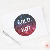 Rond Froid & Hot - Sticker (Enveloppe)