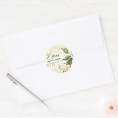 Rond Frosted Winter - Gold - Multi-use Favor Sticker (Enveloppe)
