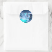 Rond Frozen Crystal Falls Sticker Sheet (Sac)