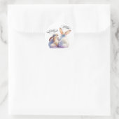 Rond Funny Bunny sticker –Is someone watching me? (Sac)