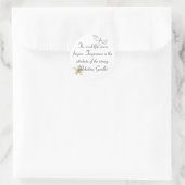 Rond Gandhi Sticker du pardon (Sac)