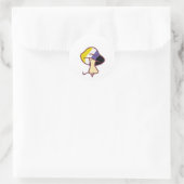 Rond Gay Pride Non-Binary Mushroom Sticker (Sac)