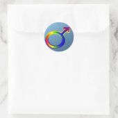 ROND GAY PRIDE STICKER (Sac)