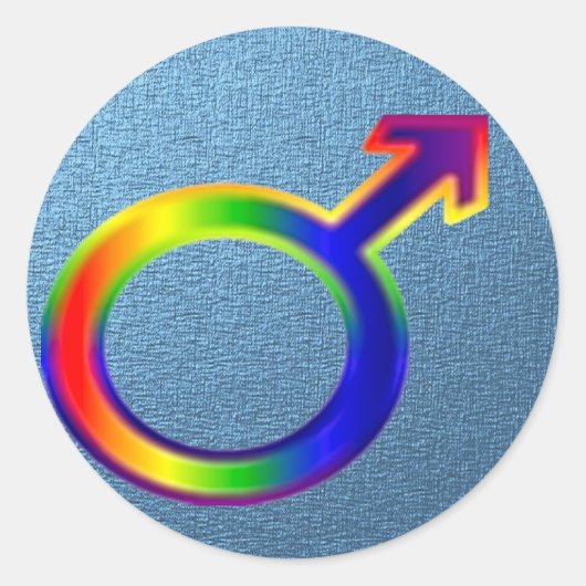 ROND GAY PRIDE STICKER (Devant)