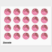 Rond GC | Sticker Rose à la crème citron (Feuille)