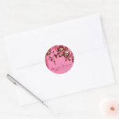 Rond GC | Sticker Rose à la crème citron (Enveloppe)