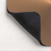 rond geborsteld koper muismat (Hoek)