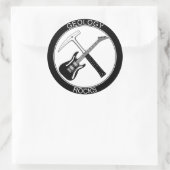 Rond Géologie Rocks Classic Round Sticker (L) (Sac)