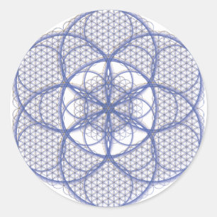 Rond Géométrie sacrée - Fleur de vie Sticker