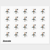 Rond Giddy Up ! Sticker à bascule pour cow-boy (Feuille)