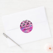 Rond Girly Ce Livre Appartient À Sticker (Enveloppe)