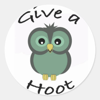 Rond GI've a Hoot Sticker
