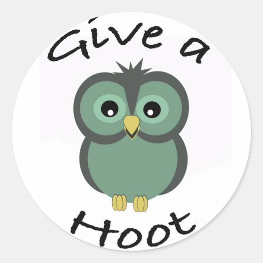 Rond GI've a Hoot Sticker (Devant)