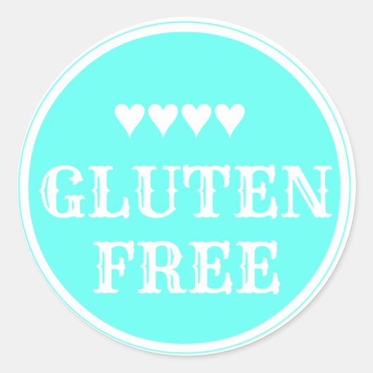 Rond Gluten Free sticker (Devant)