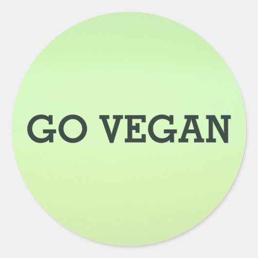 Rond Go Vegan Sticker Set (Devant)