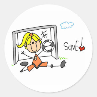 Rond Goalie Fait Le Sticker Save