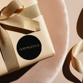 Rond GOD WITH US – Christmas Sticker