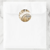 Rond Golden Beach Shell Rien N'Est Impossible Sticker (Sac)