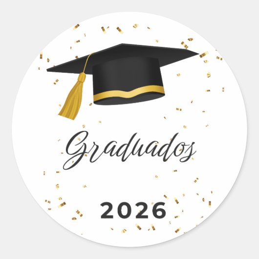 Rond Graduation 2026 Cap Sticker (Devant)